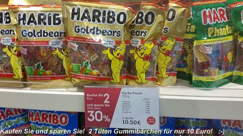Gummibärchen für nur 10€ :-)