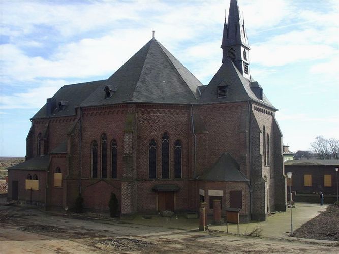 Otzenrath: Kirche - das letzte Bild vor dem Abriss